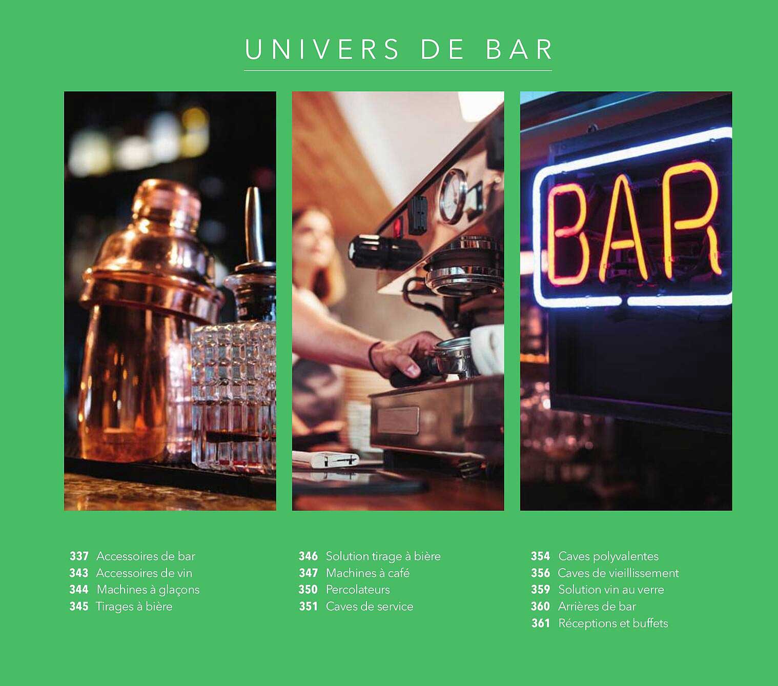 Univers de Bar