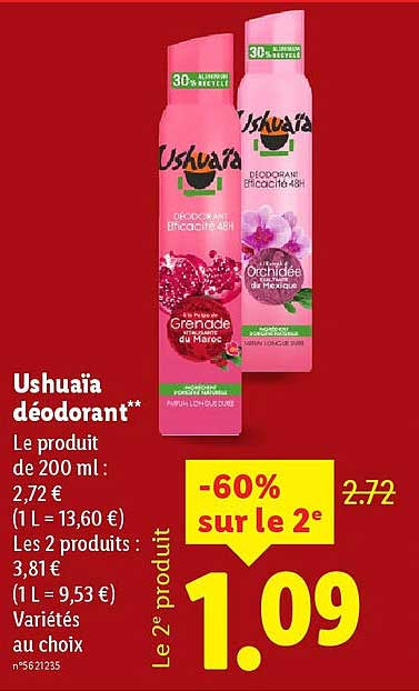 Ushuaïa déodorant