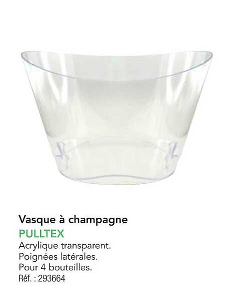 Vasque à champagne PULLTEX