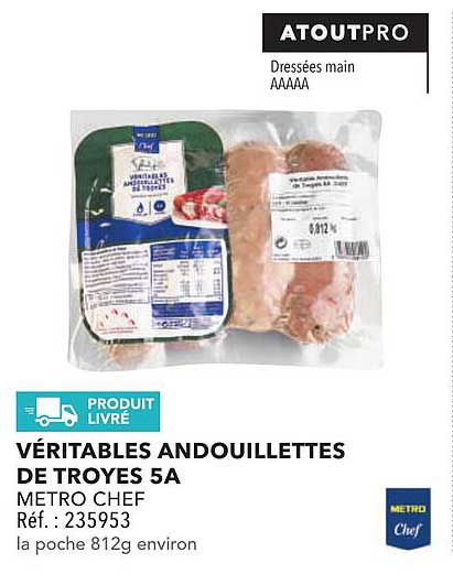 VÉRITABLES ANDOUILLETTE DE TROYES 5A