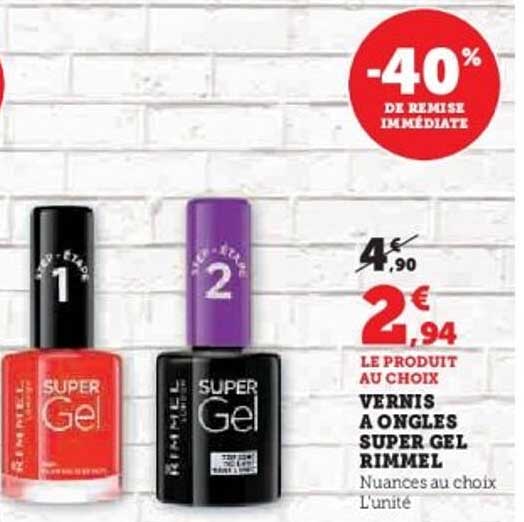 VERNIS A ONGLES SUPER GEL RIMMEL