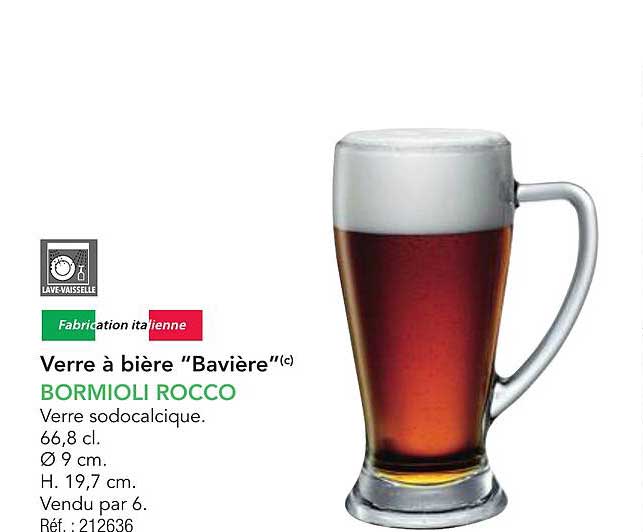 Verre à bière "Bavière"(c) BORMIOLI ROCCO