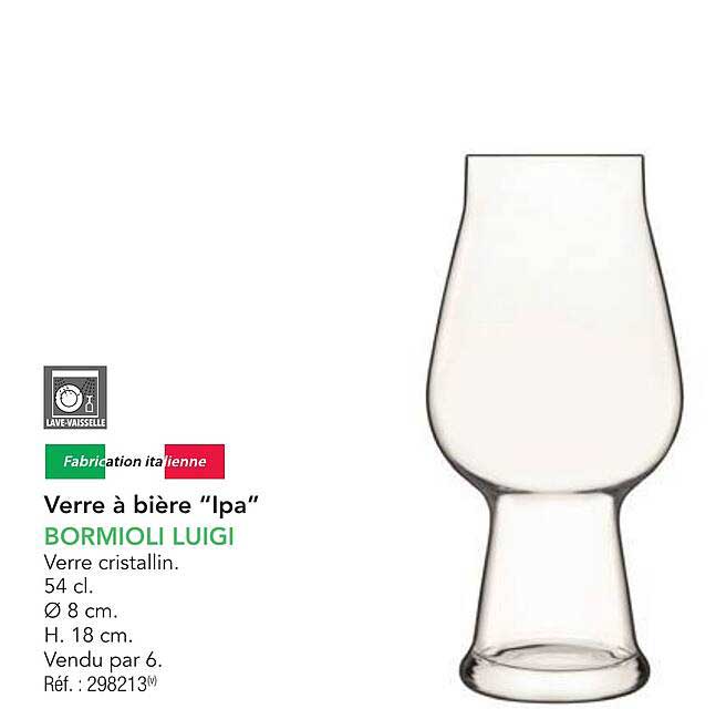 Verre à bière "Ipa" BORMIOLI LUIGI