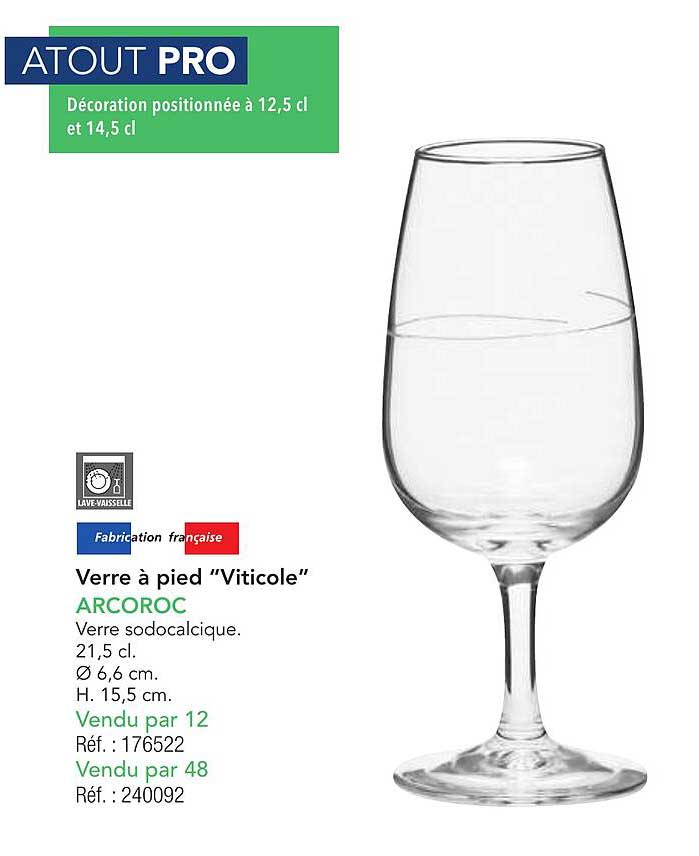 Verre à pied "Viticole" ARCOROC
