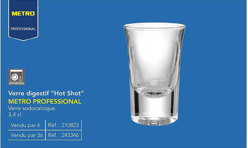 Verre digestif "Hot Shot"