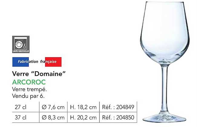 Verre "Domaine" ARCOROC