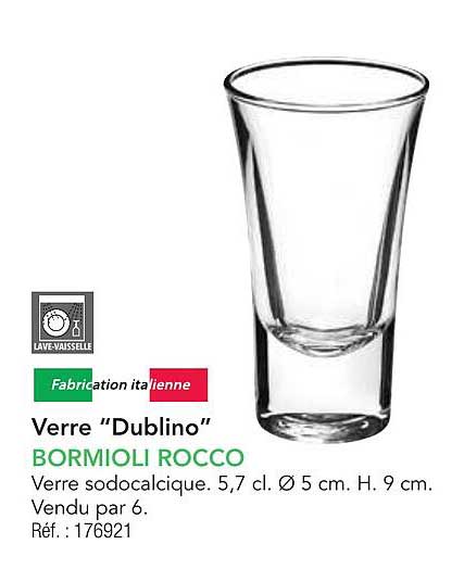 Verre "Dublino" BORMIOLI ROCCO