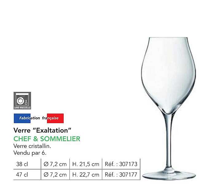 Verre "Exaltation" CHEF & SOMMELIER