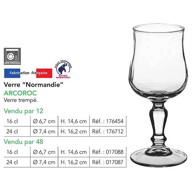 Verre "Normandie" ARCOROC
