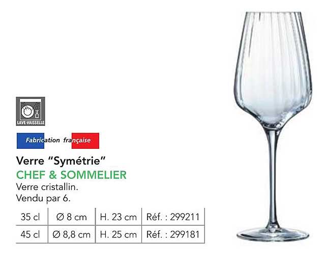 Verre "Symétrie" CHEF & SOMMELIER