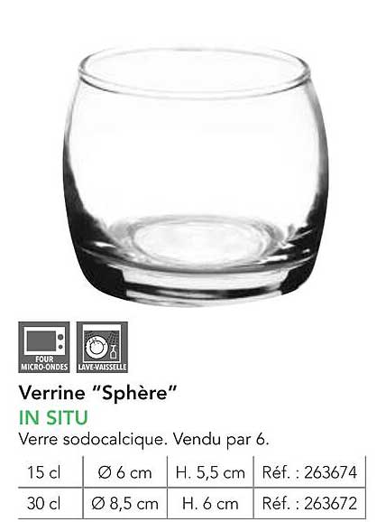 Verrine “Sphère”
