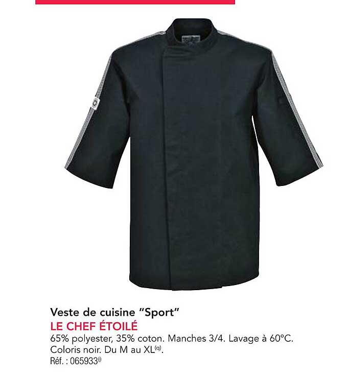 Veste de cuisine "Sport"