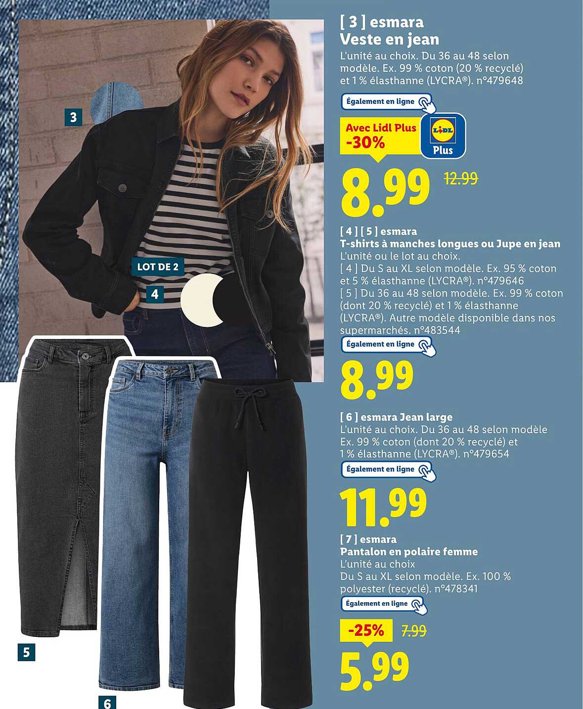Veste en jean