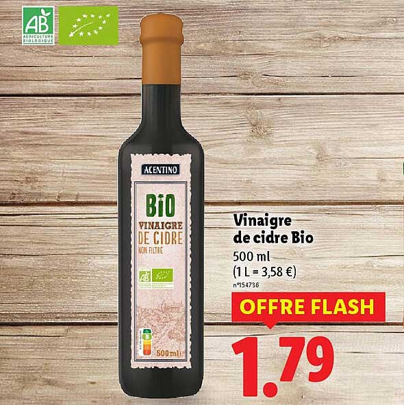 Vinaigre de cidre Bio