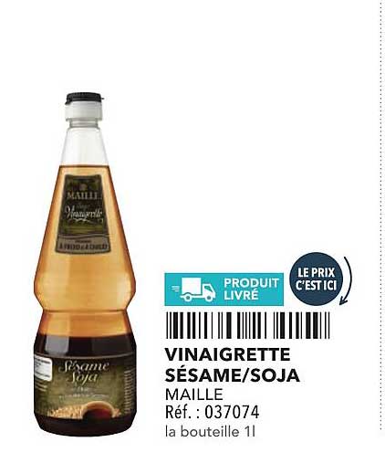 VINAIGRETTE SÉSAME/SOJA