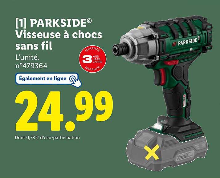 Visseuse à chocs sans fil PARKSIDE®