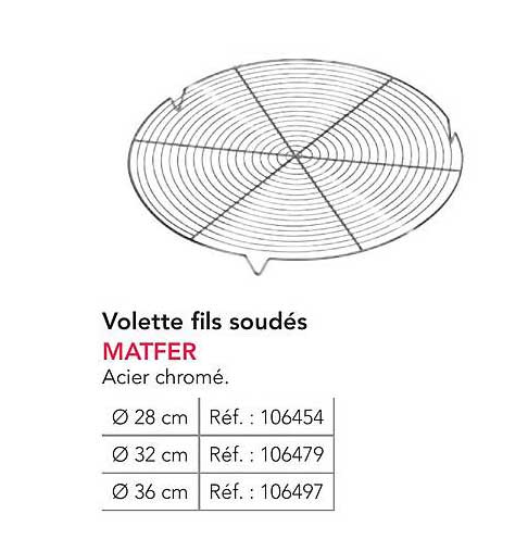 Volette fils soudés MATFER