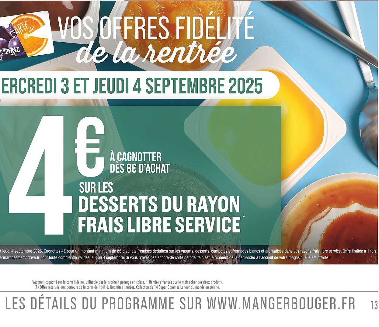 Vos Offres Fidélité de la rentrée