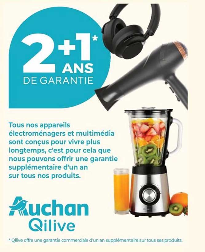 2+1* ANS DE GARANTIE