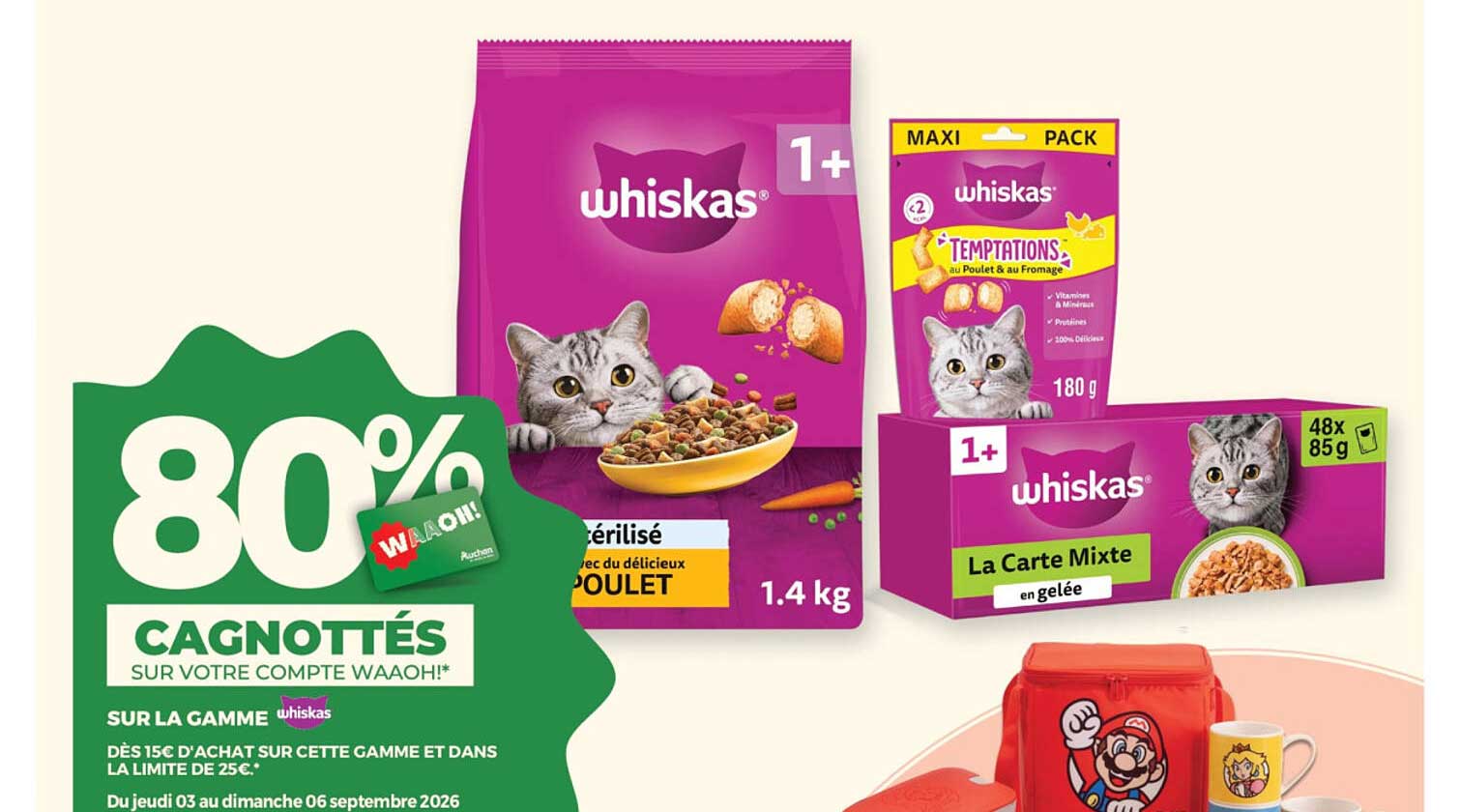 80% CAGNOTTÉS SUR VOTRE COMPTE WAAOH!