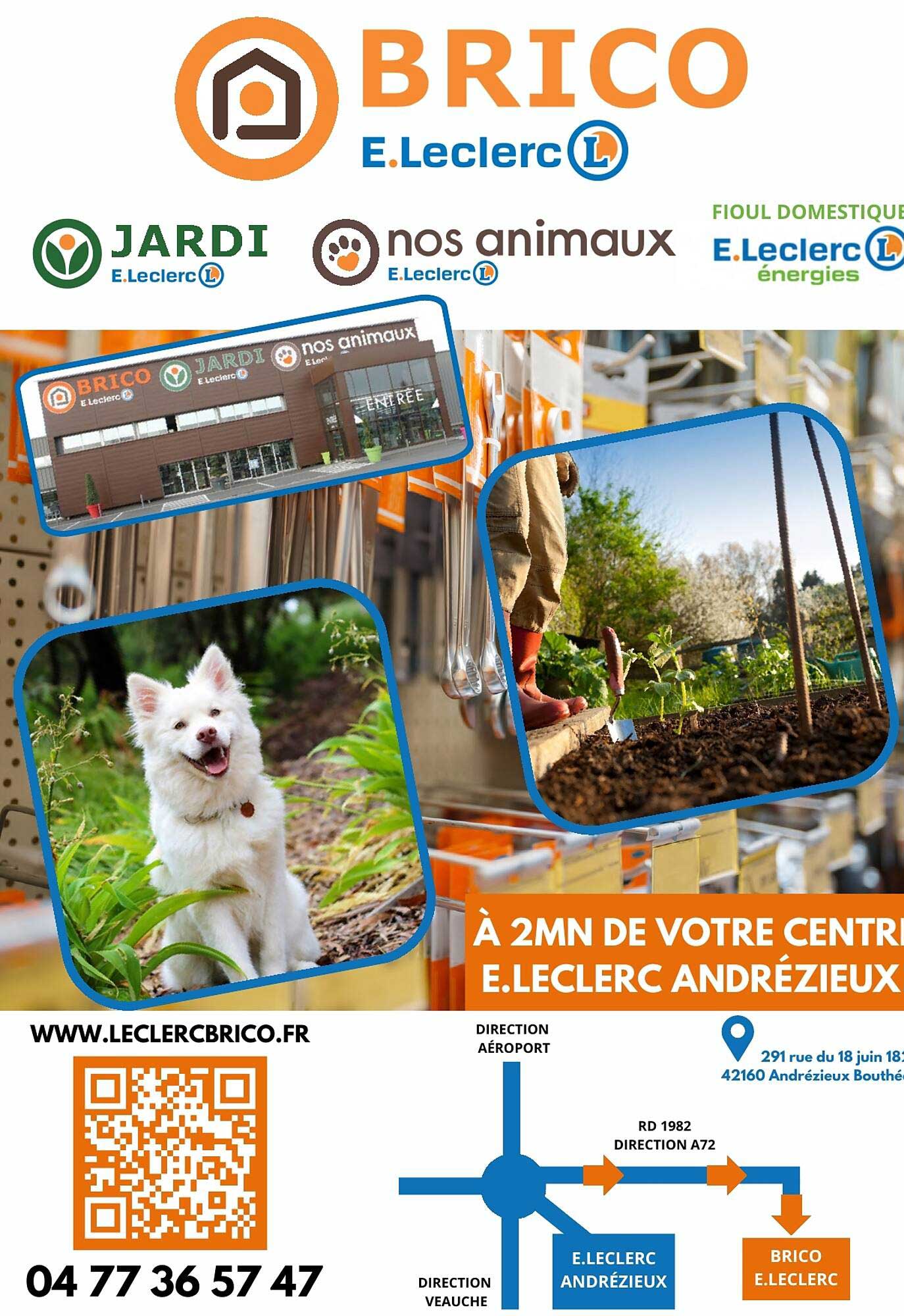 À 2MN DE VOTRE CENTRE E.LECLERC ANDRÉZIEUX