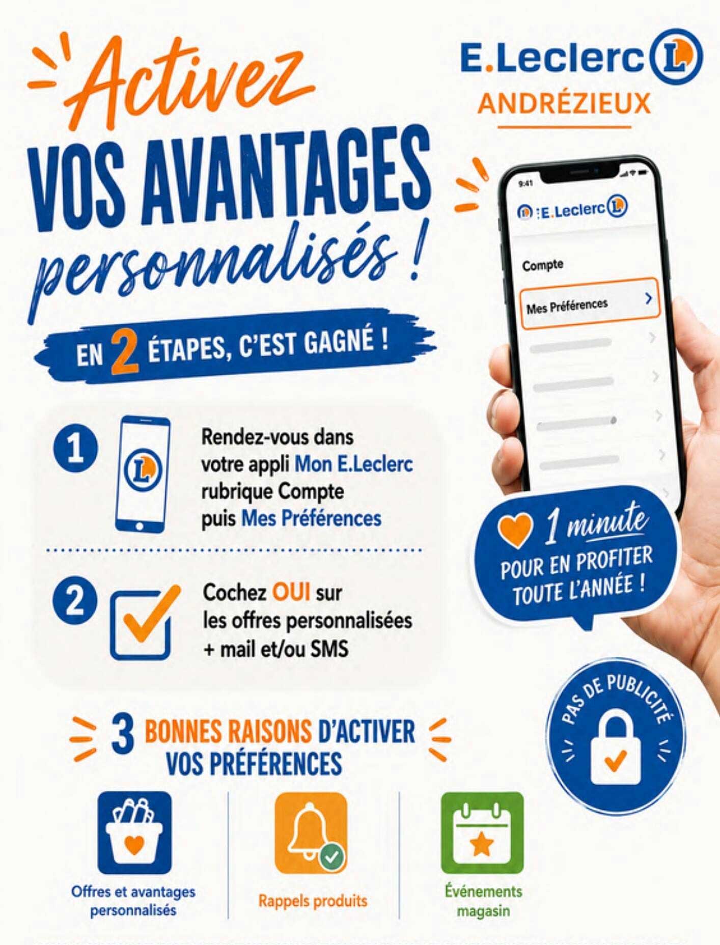 Activez vos avantages personnalisés !