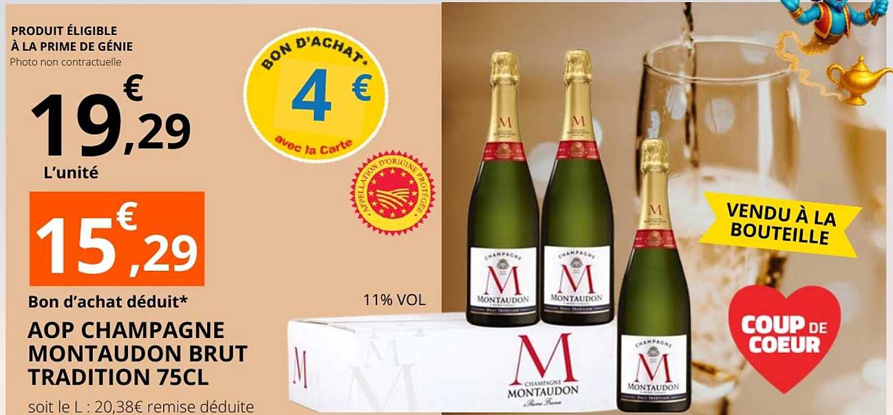 AOP CHAMPAGNE MONTAUDON BRUT TRADITION 75CL