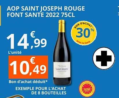 AOP SAINT JOSEPH ROUGE FONT SAINTE 2022 75CL