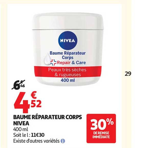 BAUME RÉPARATEUR CORPS NIVEA