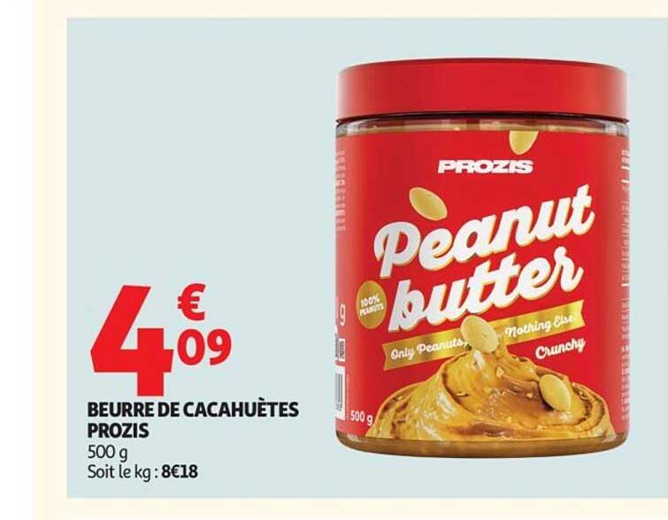 BEURRE DE CACAHUÈTES PROZIS