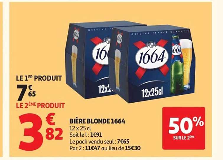 BIÈRE BLONDE 1664