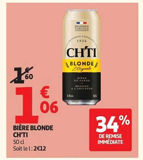 BIÈRE BLONDE CH'TI