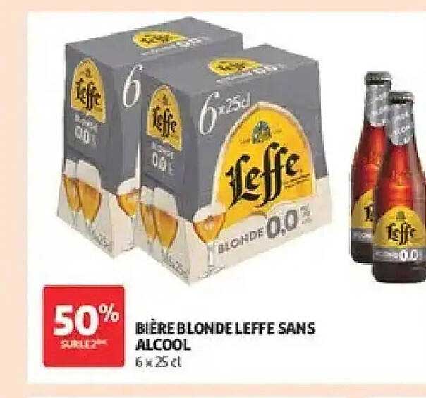 BIÈRE BLONDE LEFFE SANS ALCOOL 6 x 25 cl