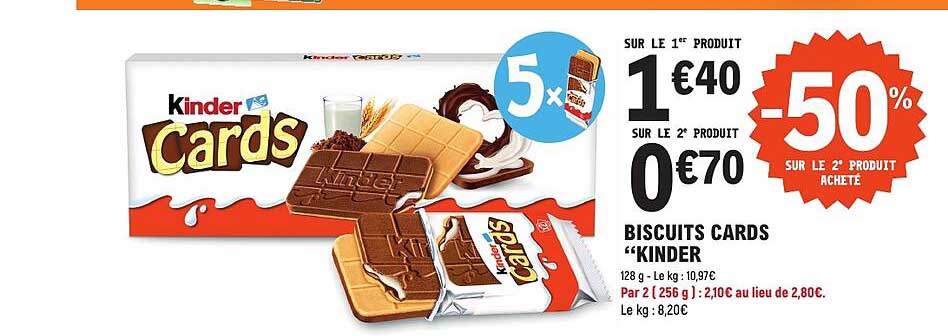 BISCUITS CARDS "KINDER"
