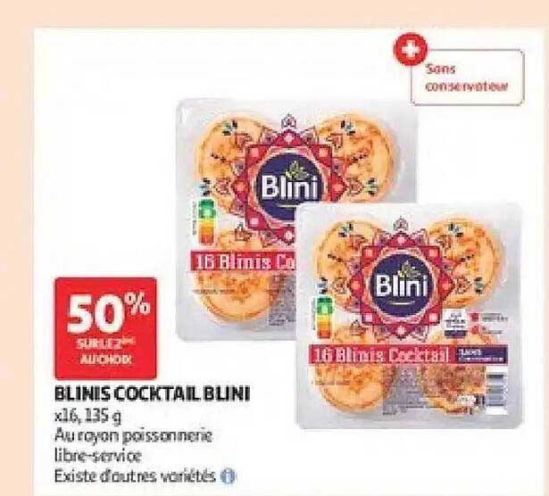 BLINIS COCKTAIL BLINI