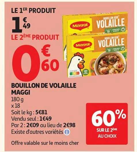 BOUILLON DE VOLAILLE MAGGI