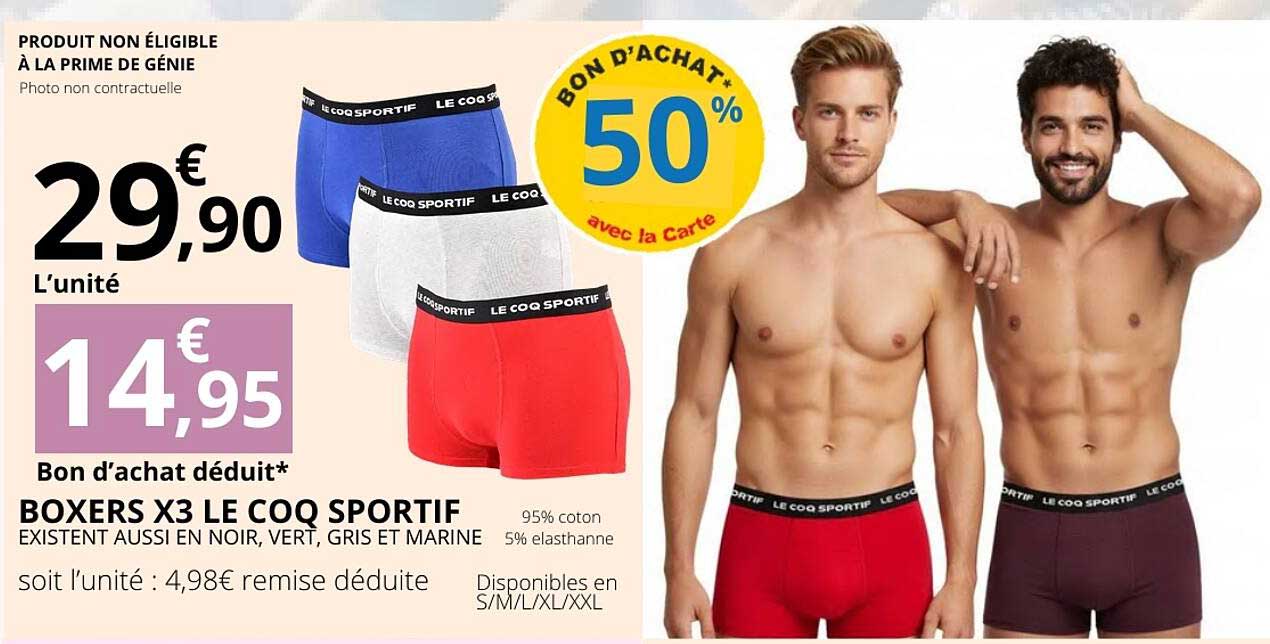 BOXERS X3 LE COQ SPORTIF