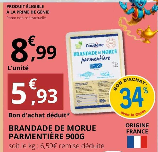 BRANDADE DE MORUE PARMENTIÈRE 900G