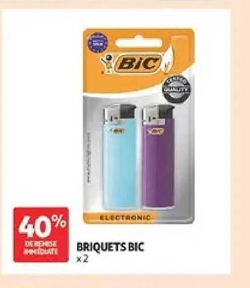 BRIQUETS BIC x 2