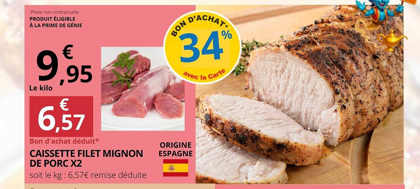 CAISSETTE FILET MIGNON DE PORC X2