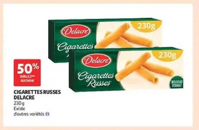 CIGARETTES RUSSES DELACRE