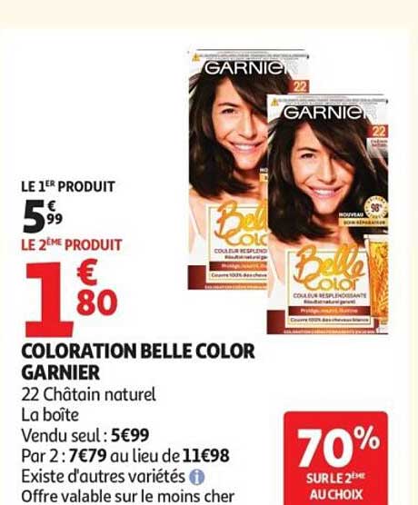 COLORATION BELLE COLOR GARNIER