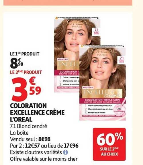 COLORATION EXCELLENCE CRÈME L'ORÉAL