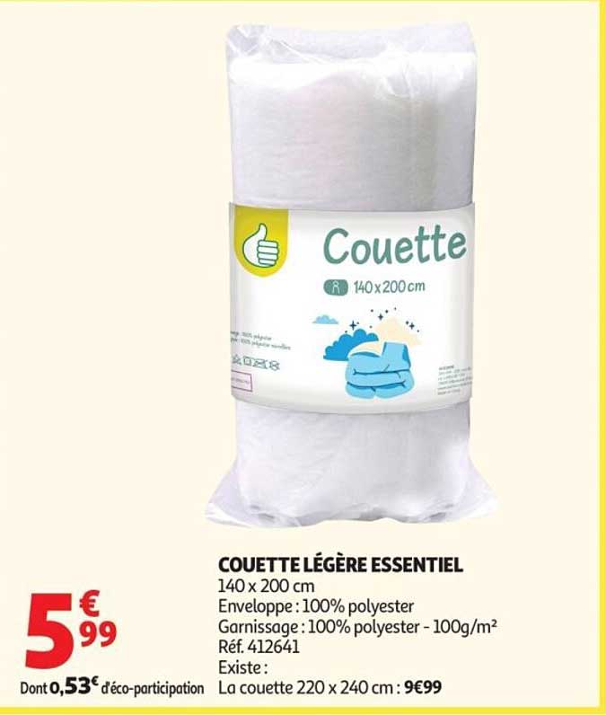 COUETTE LÉGÈRE ESSENTIEL