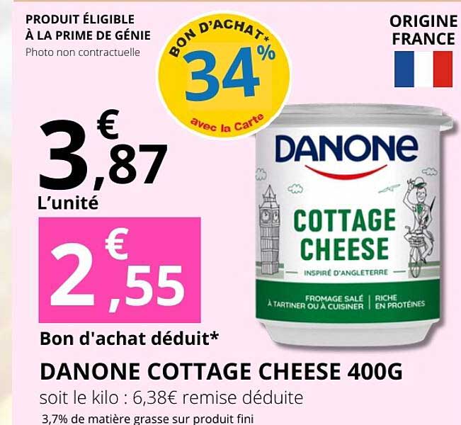 DANONE COTTAGE CHEESE 400G