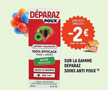 DÉPARAZ POUX