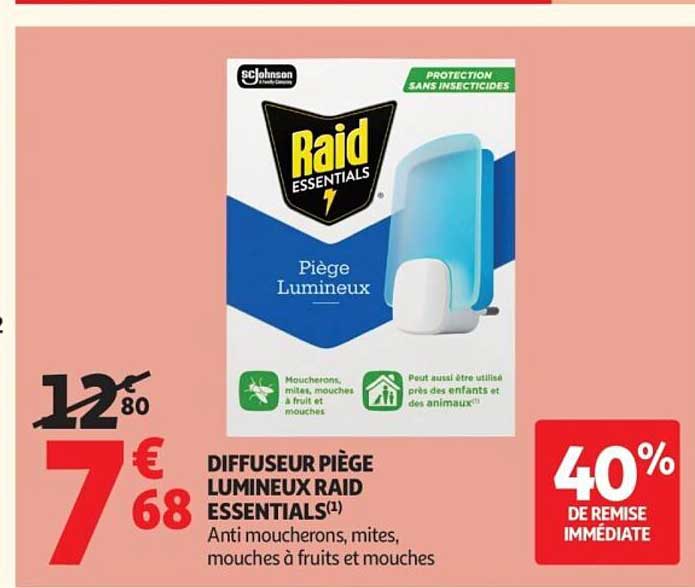 DIFFUSEUR PIEGE LUMINEUX RAID ESSENTIALS(1)