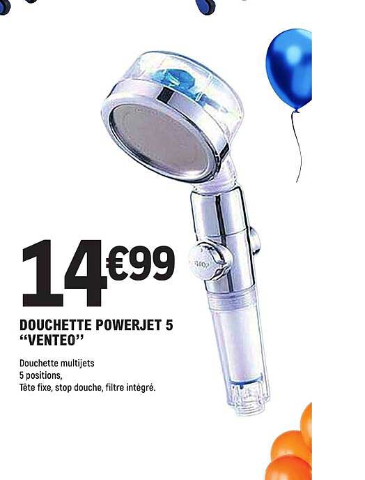 DOUCHETTE POWERJET 5 “VENTEO”