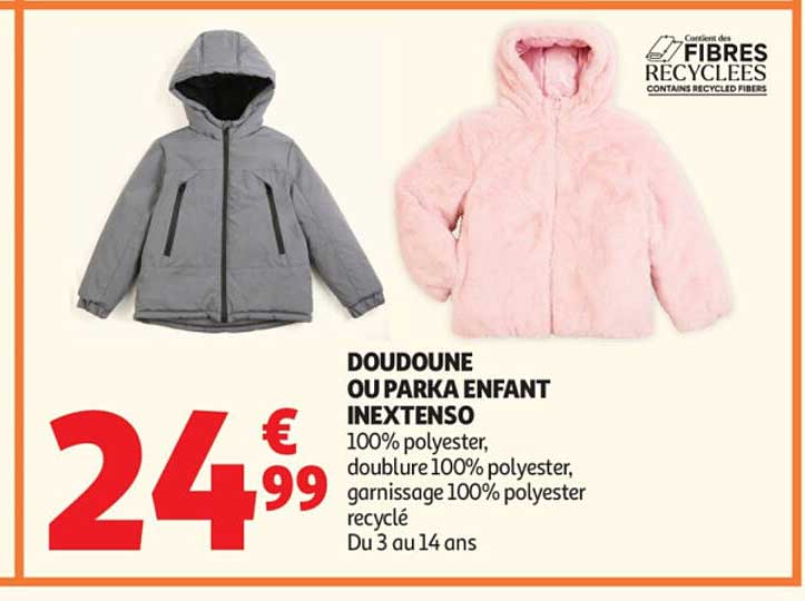 DOUDOUNE OU PARKA ENFANT INEXTENSO
