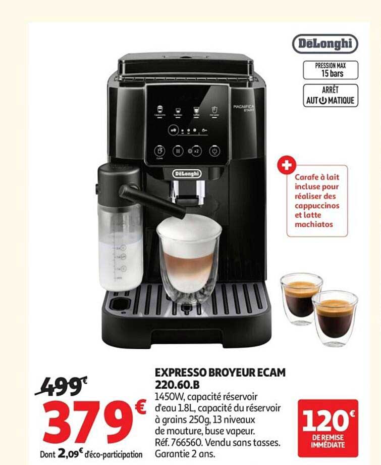 EXPRESSO BROYEUR ECAM 220.60.B